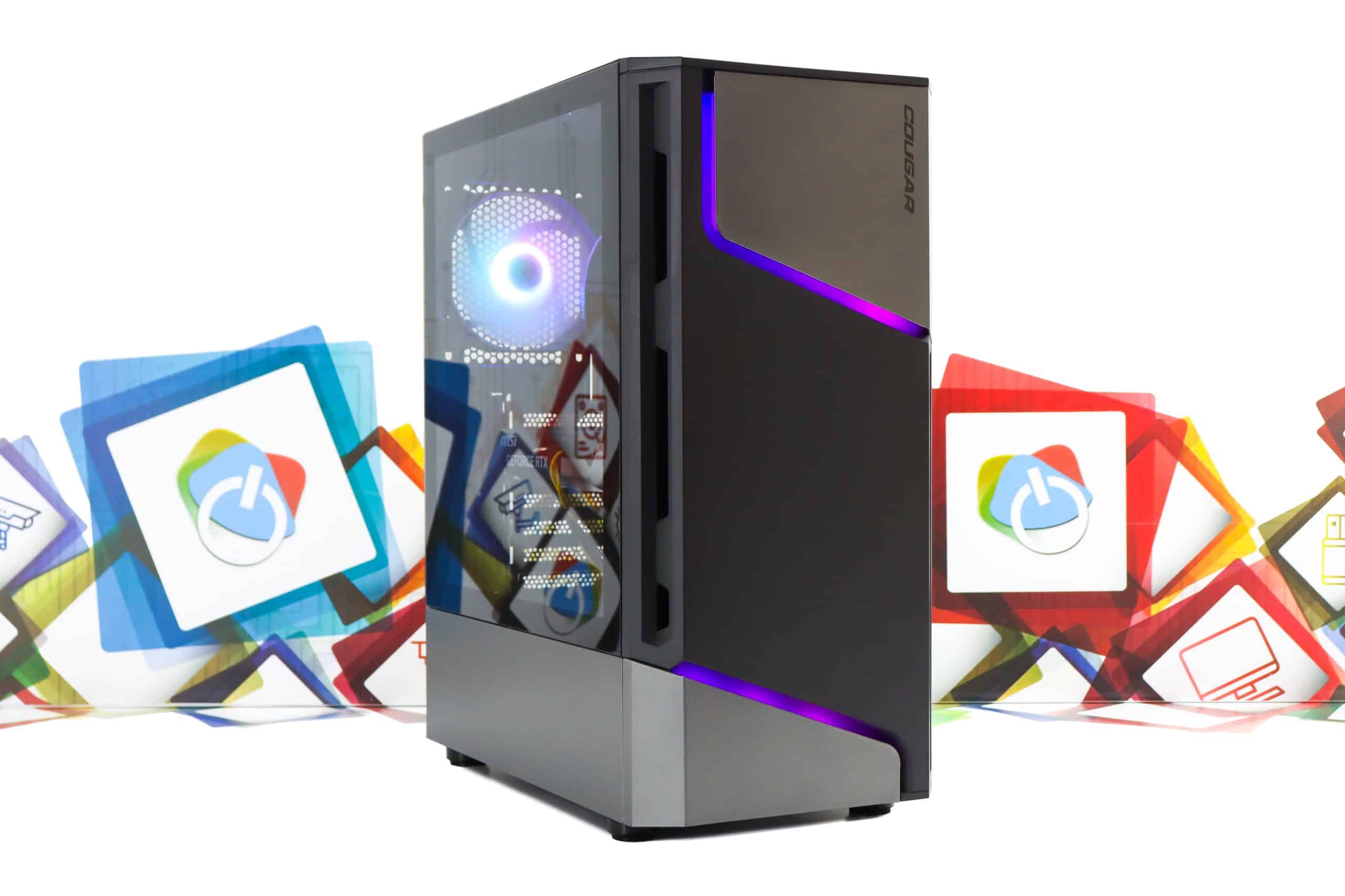 Gaming PC Cougar MX360-16 R5 3600 RTX 5050 256GB SSD 8GB DDR4 - Slika 3