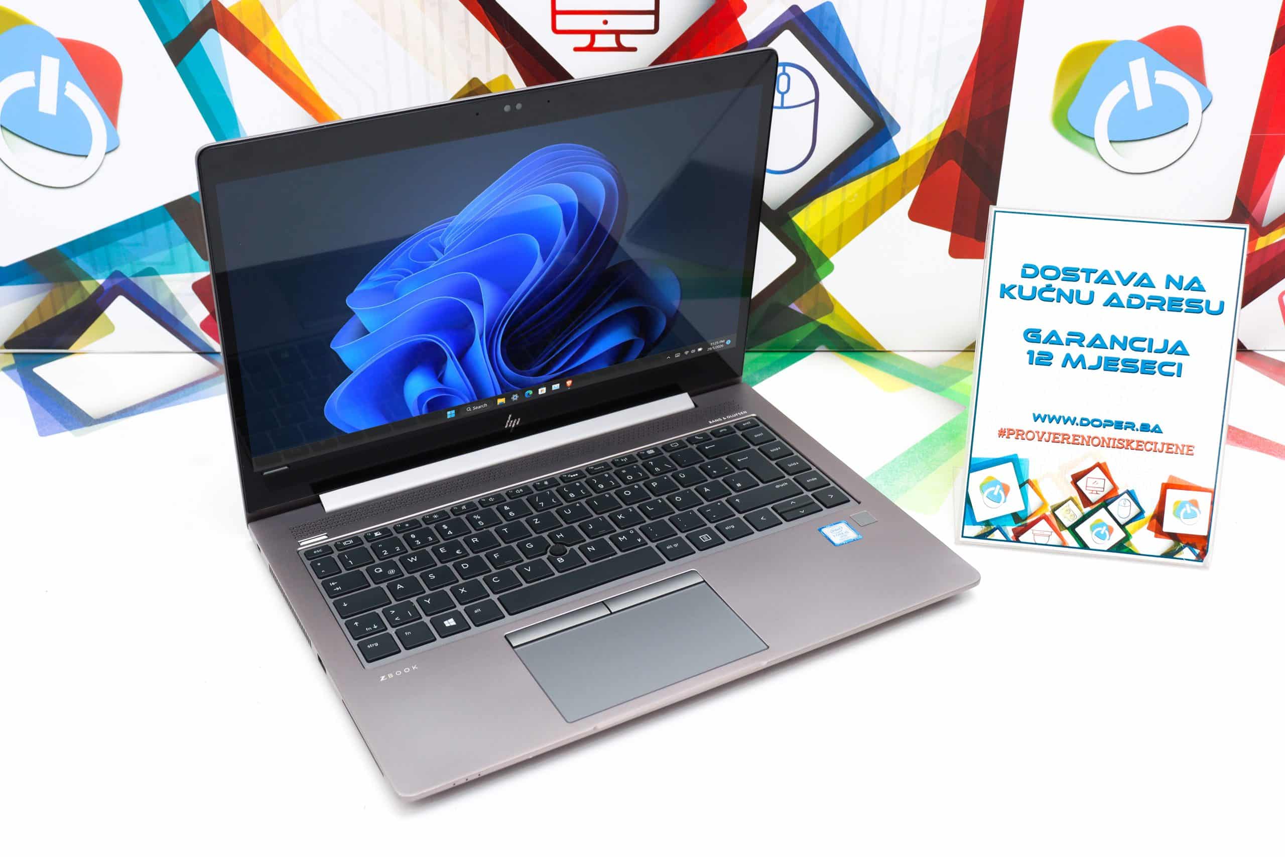 Laptop HP ZBook 14u G5 i5-8350u 256GB SSD 16GB DDR4 14" 120Hz Touchscreen - Slika 10