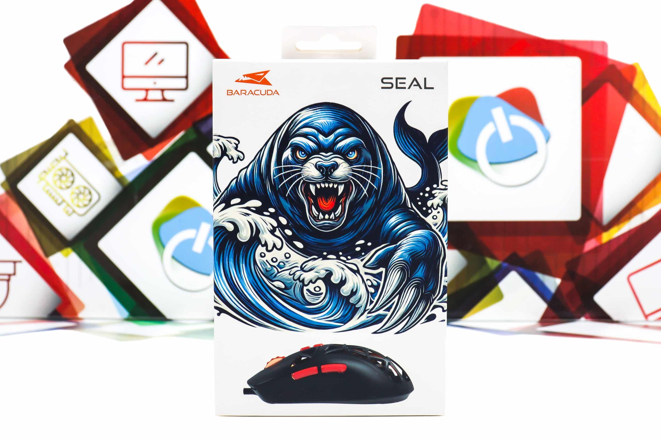 Gaming miš Baracuda Seal Black BGM-091 crni