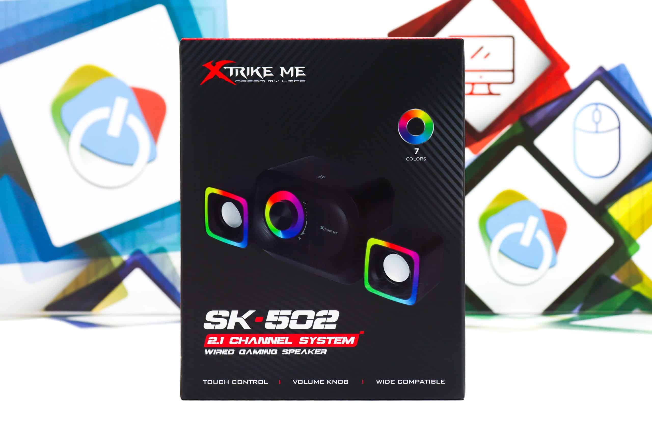 Zvučnik XTrike Me SK-502 2x3W+5W LED RGB