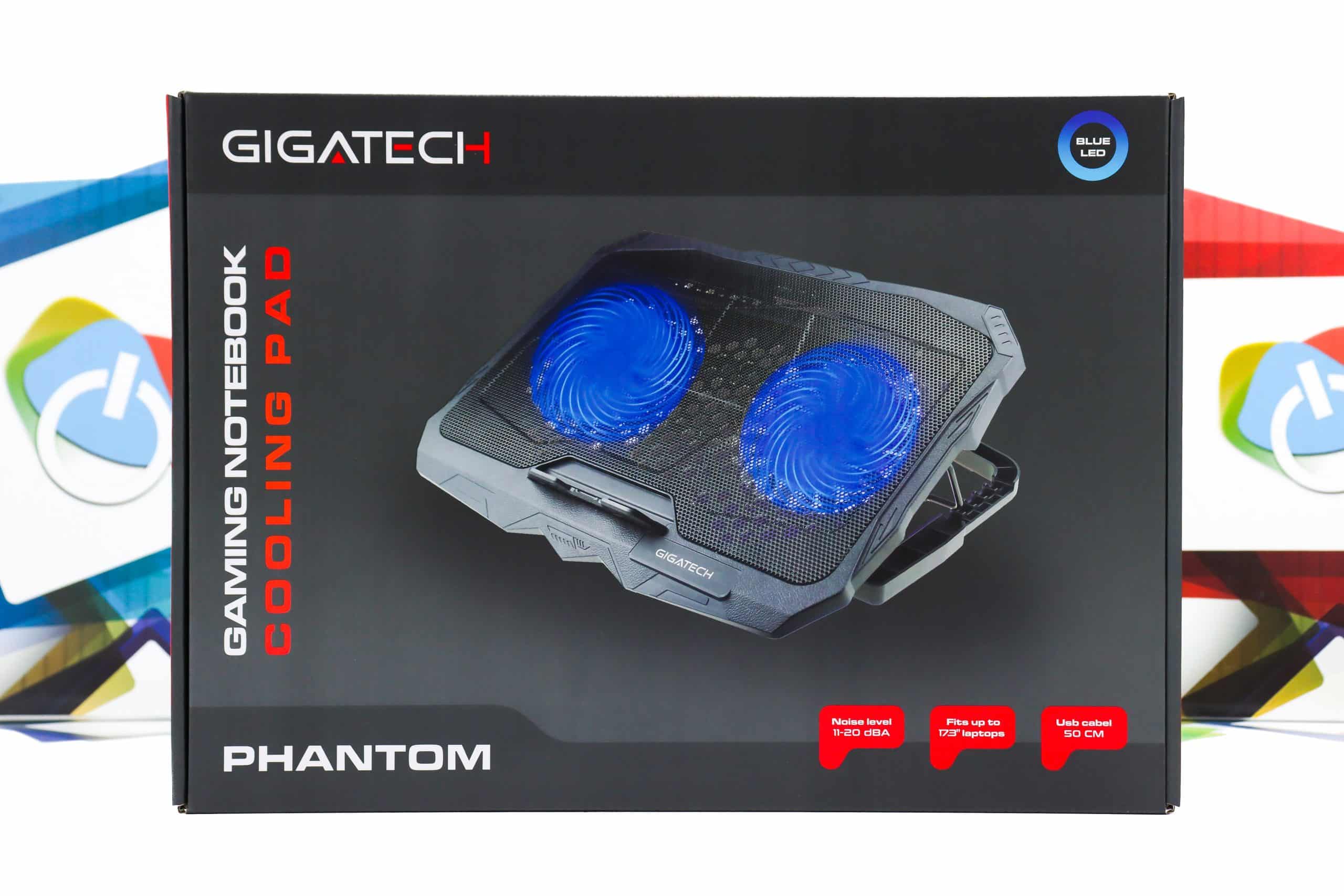 Hladnjak za laptop Gigatech Phantom do 17,3"