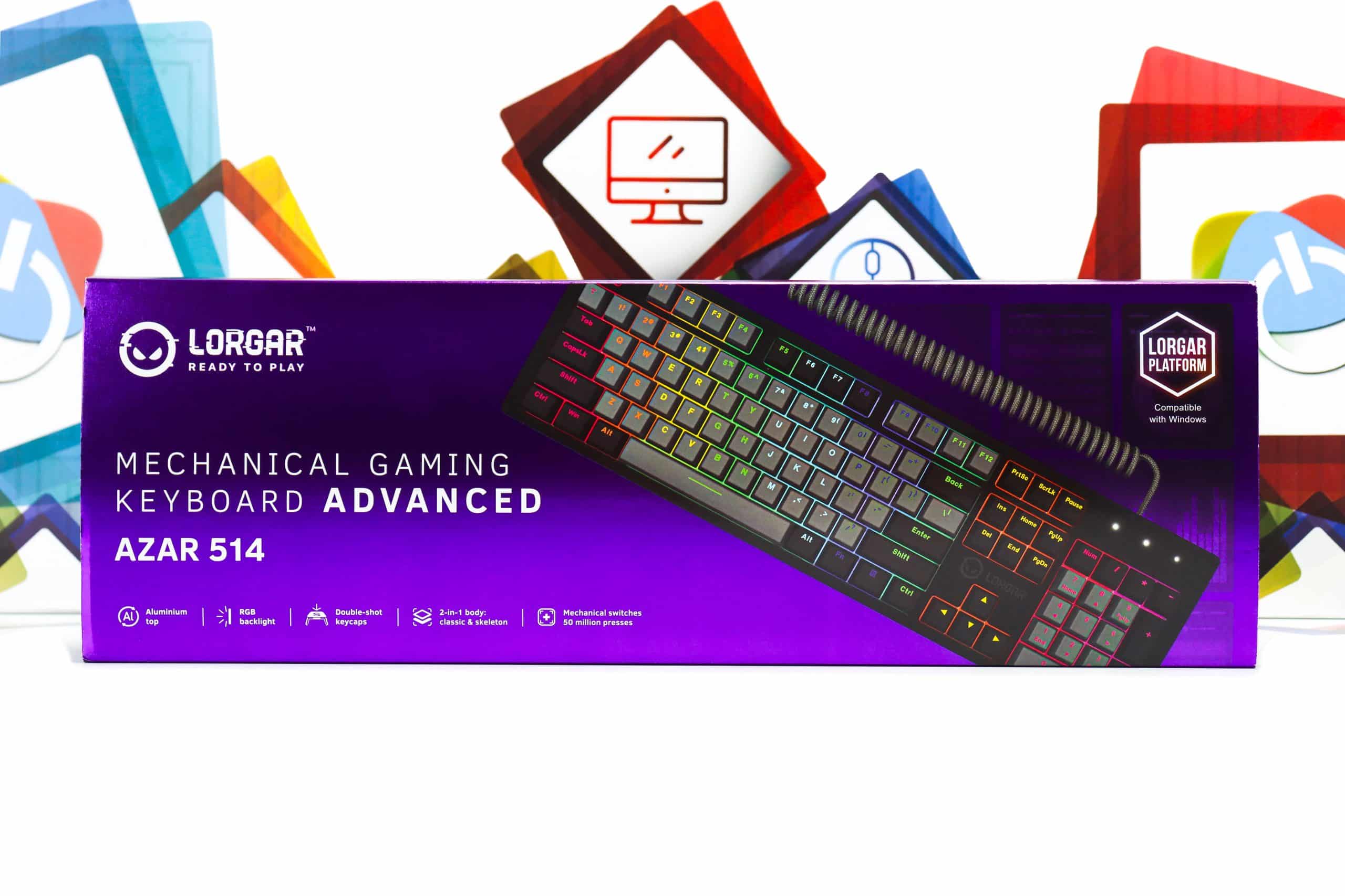 Gaming tipkovnica Lorgar Azar 514 mehanička crna