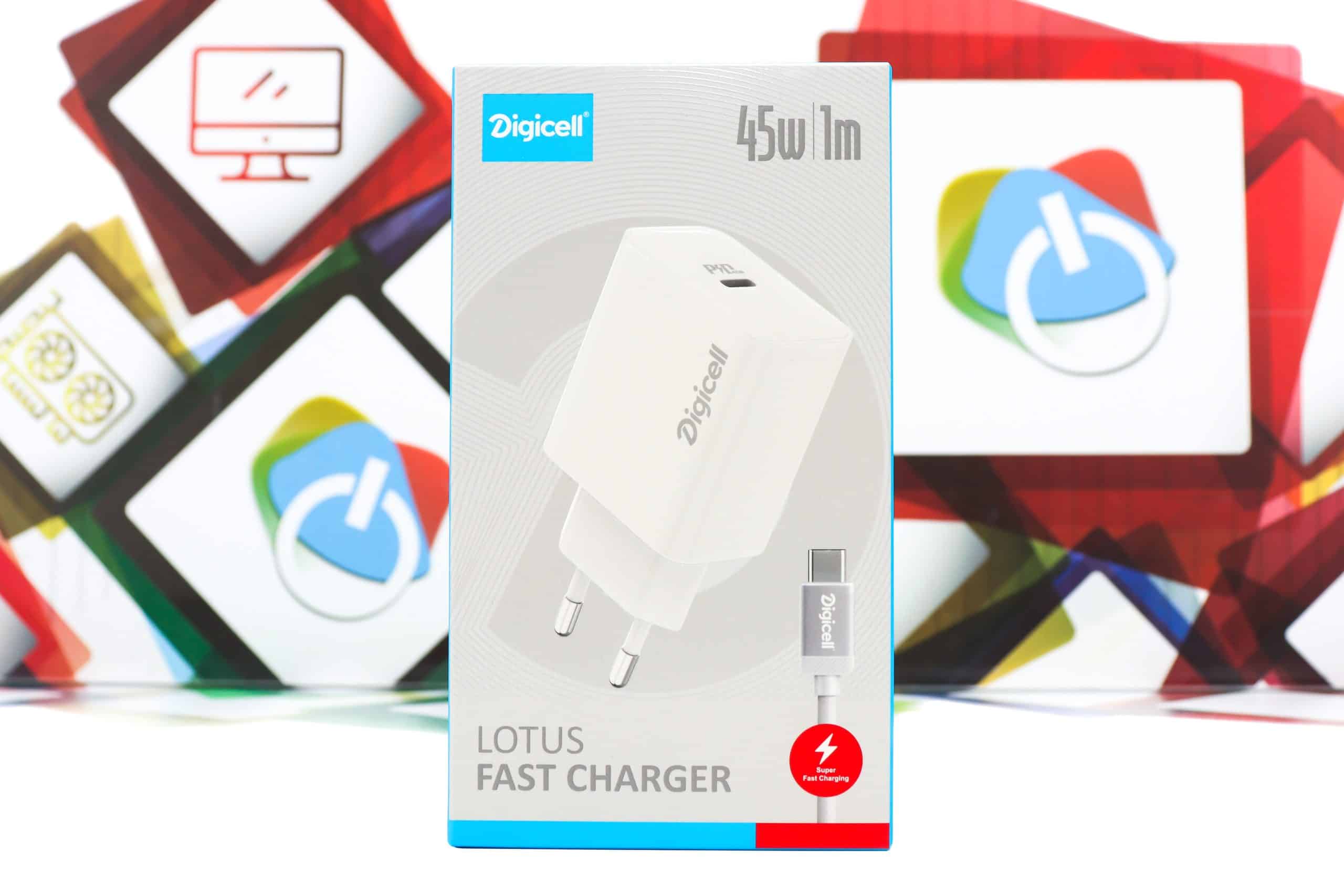 Kućni punjač Digicell USB Type-C 45W 1m bijeli