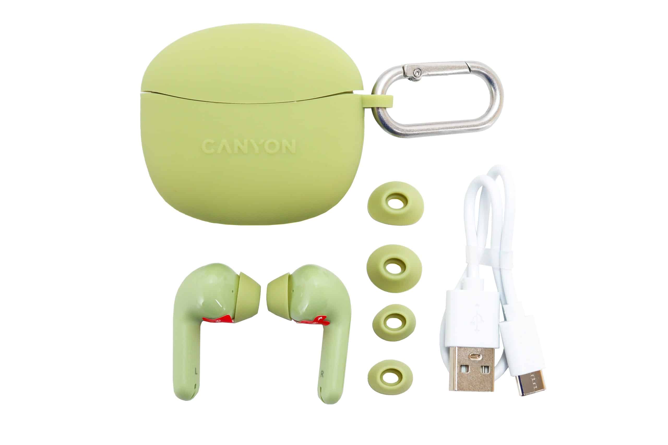 Slušalice bežične Canyon TWS-5 wireless zelene - Slika 4