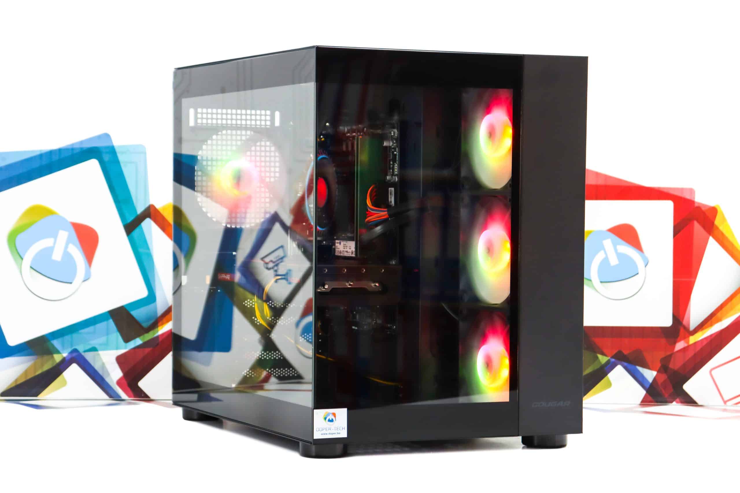 Gaming PC Cougar FV150-09 i5-12400F RX 7600 XT 1TB SSD 16GB DDR5 - Slika 3