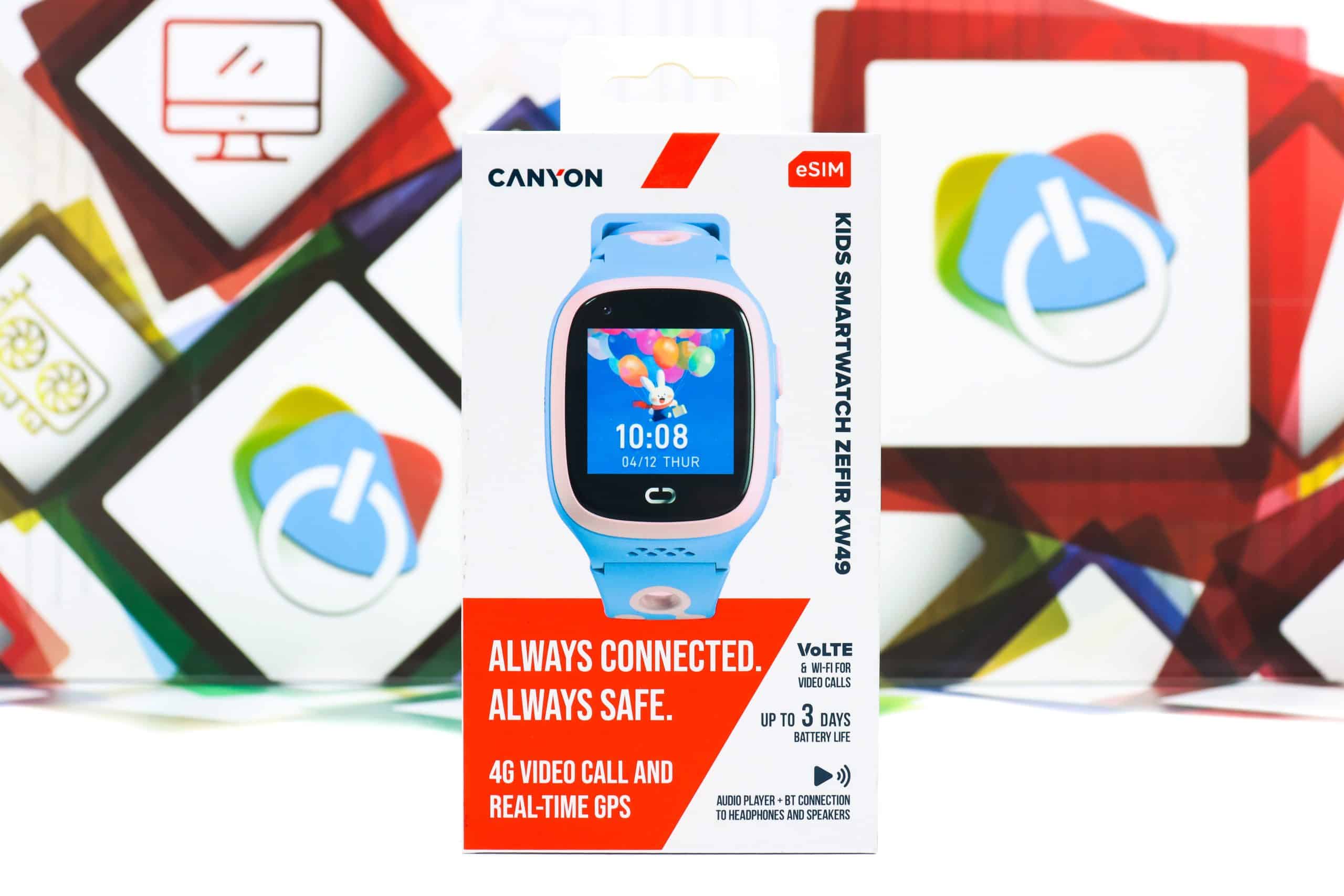 Smartwatch Canyon Zefir KW49 CNE-KW49PB dječiji pametni sat