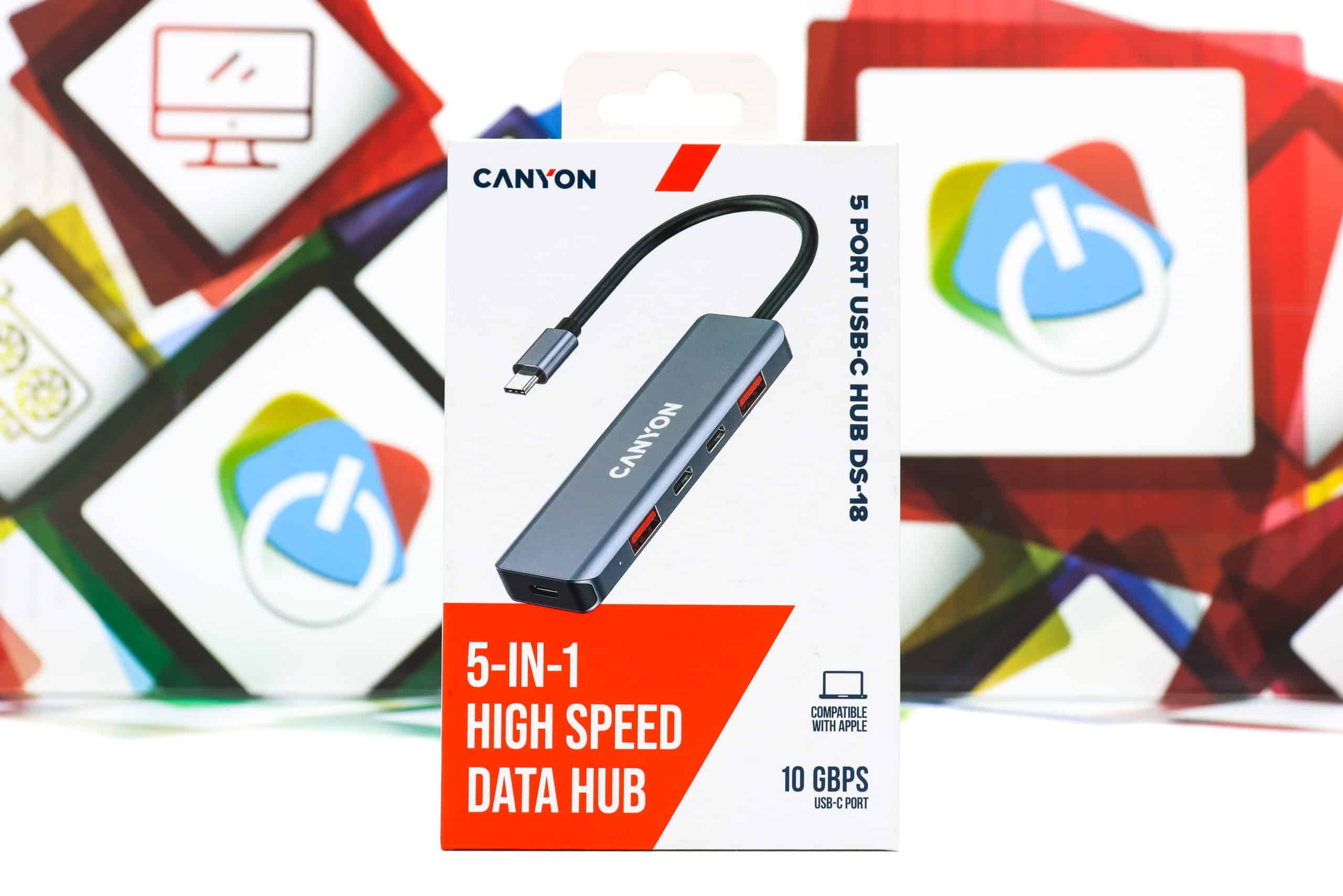 Multiport Hub Canyon DS-18 5 port USB-C