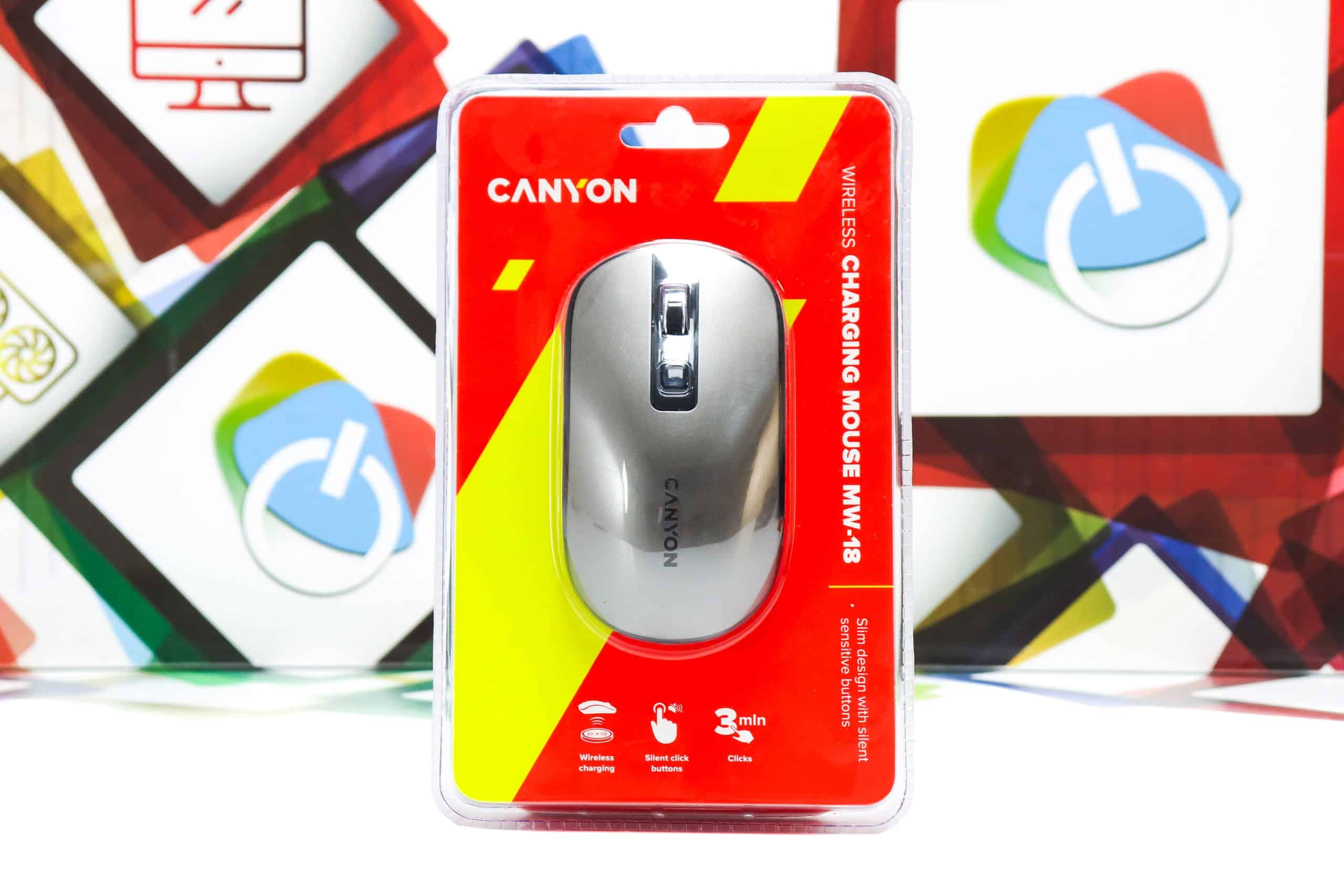 Miš bežični Canyon MW-18 CNS-CMSW18DG 1600dpi