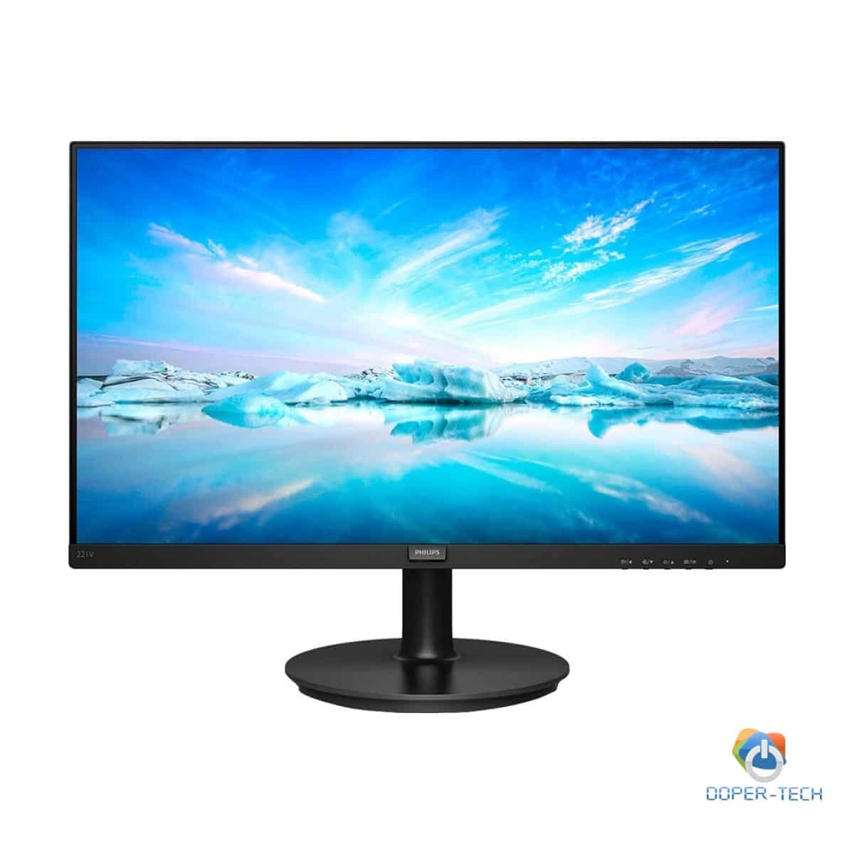 Monitor LED Philips 221V8/00 , V-line, 21.5" 1920x1080 at 75Hz, 16:9, VA, 4000:1, 4ms, 200nits, 178/178, Anti-glare, 3H, Black, Tilt, Bezel Less VESA, VGA, HDMI, 3 Years