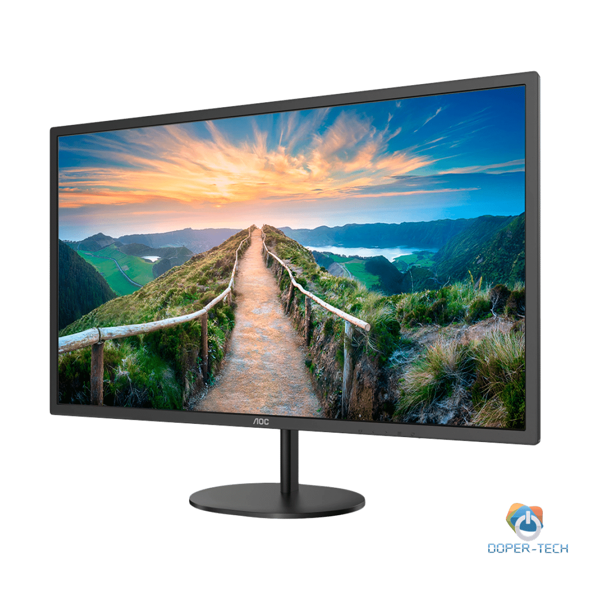 AOC Monitor Q32V4 31.5" LED, 2560x1440 (QHD), Antiglare, 75Hz, 1000:1, 4ms, IPS, HDMI, DisplayPort, Tilt Adjustment, Speakers 2 W x 2, Low Blue Light, 3-year warranty