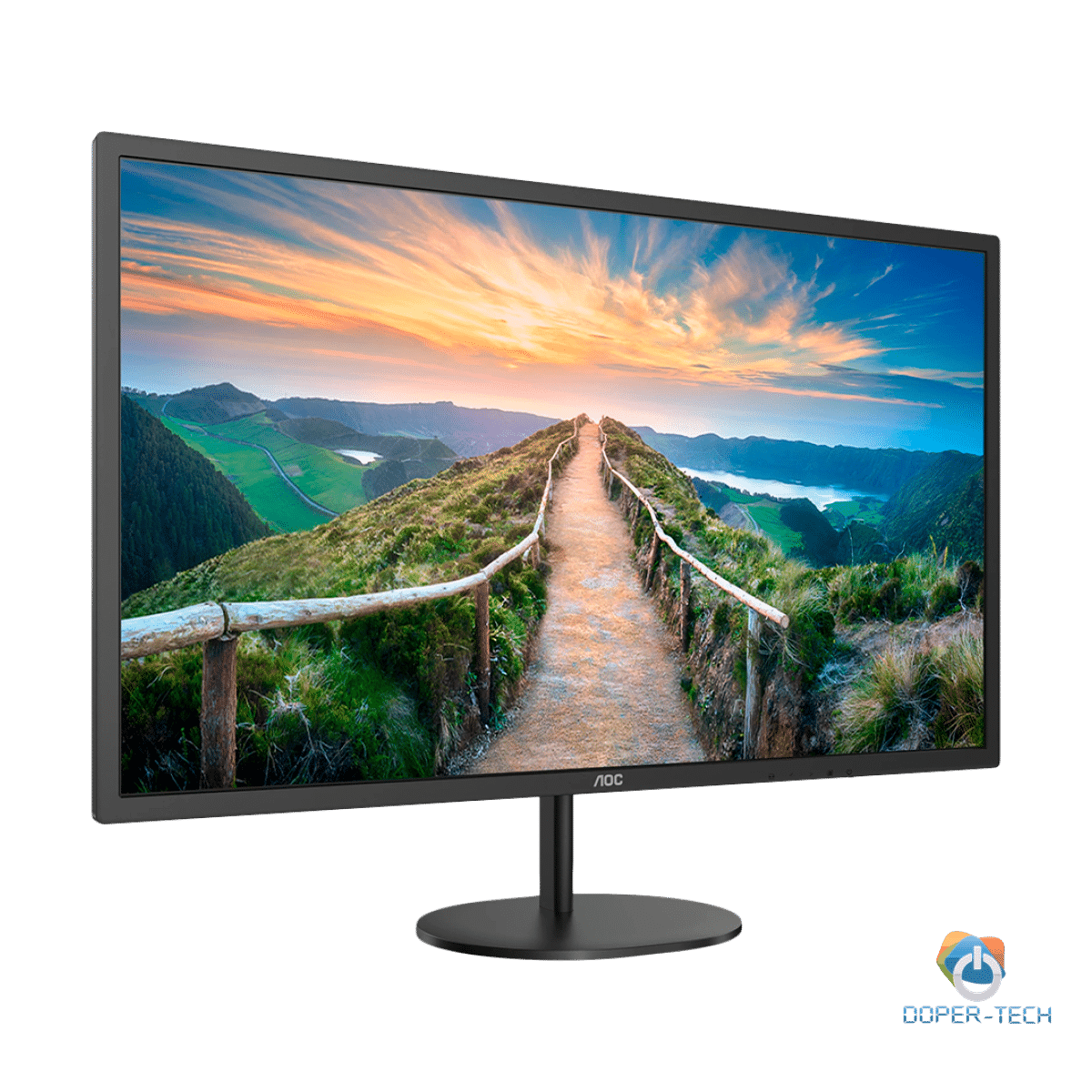 AOC Monitor Q32V4 31.5" LED, 2560x1440 (QHD), Antiglare, 75Hz, 1000:1, 4ms, IPS, HDMI, DisplayPort, Tilt Adjustment, Speakers 2 W x 2, Low Blue Light, 3-year warranty
