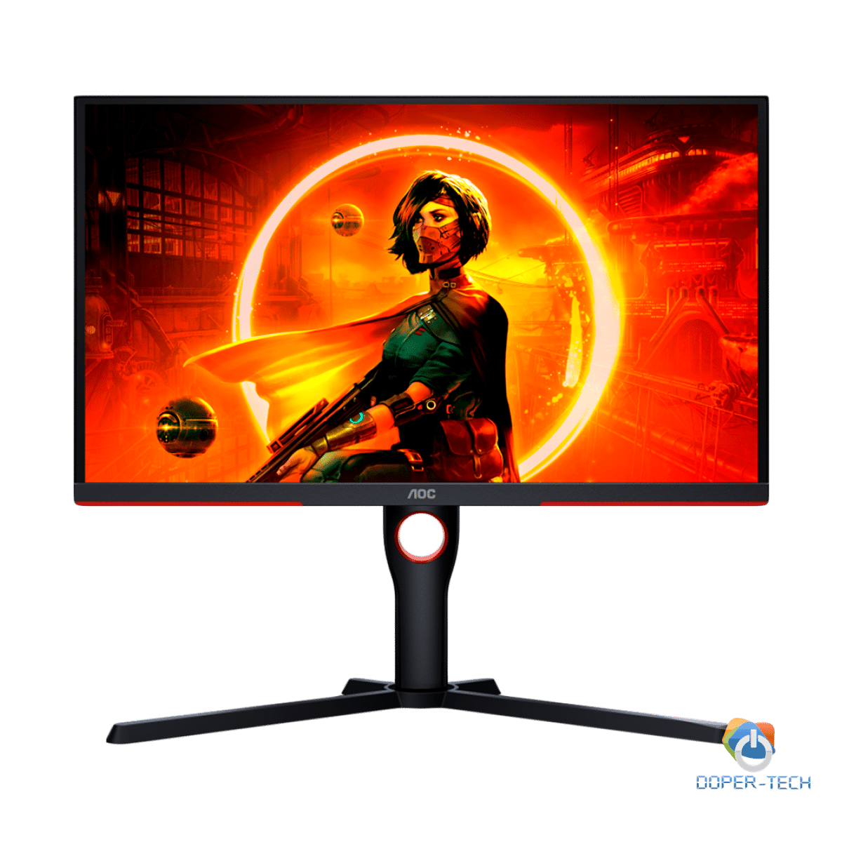 AOC Gaming Monitor 25G3ZM/BK 24.5” 240Hz VA, 1920x1080, 0.5ms, 3000:1, 178/178, Adaptive Sync, HDMI, DP, 3-sided frameless, Full Ergo, G-Menu, Black-Red, 3y