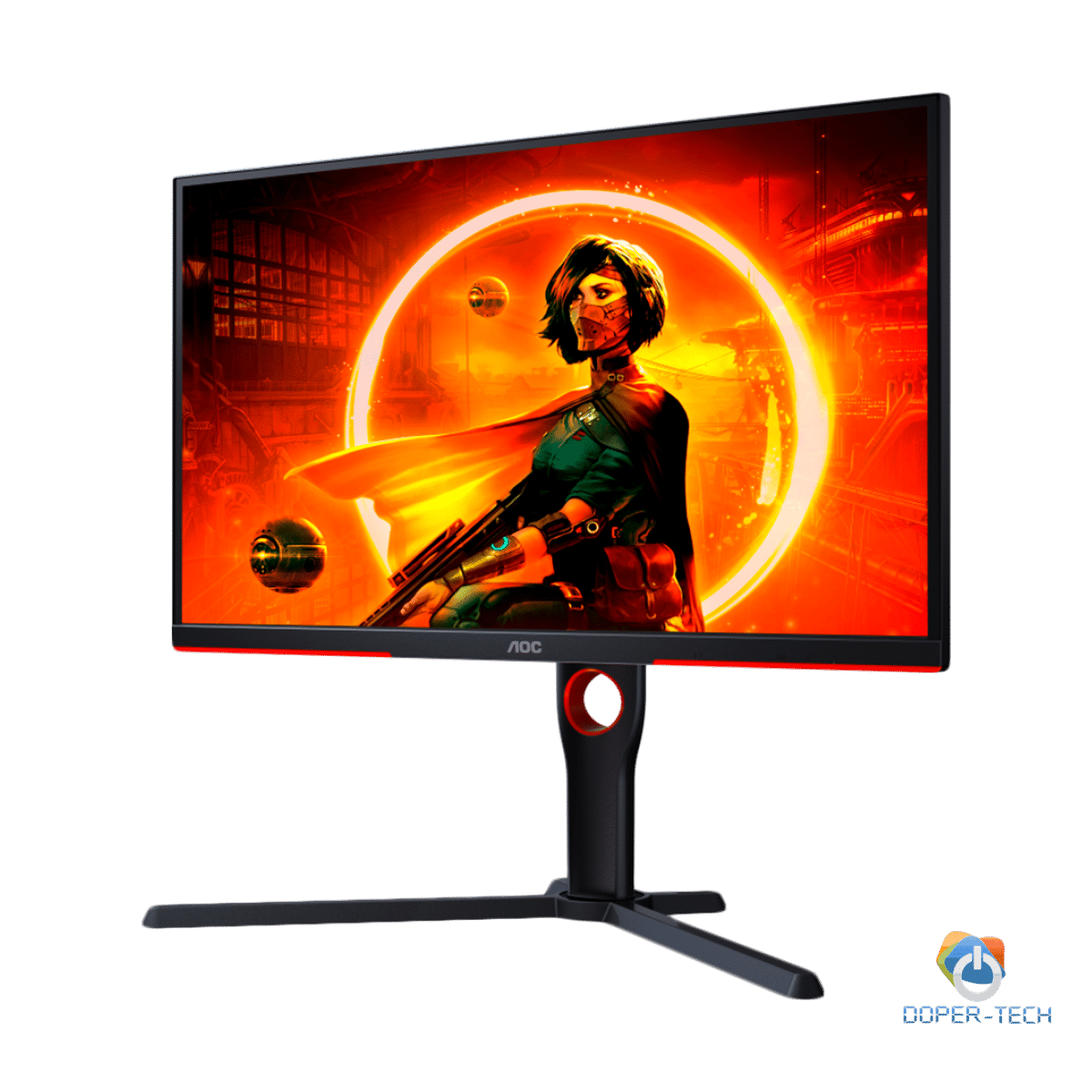 AOC Gaming Monitor 25G3ZM/BK 24.5” 240Hz VA, 1920x1080, 0.5ms, 3000:1, 178/178, Adaptive Sync, HDMI, DP, 3-sided frameless, Full Ergo, G-Menu, Black-Red, 3y