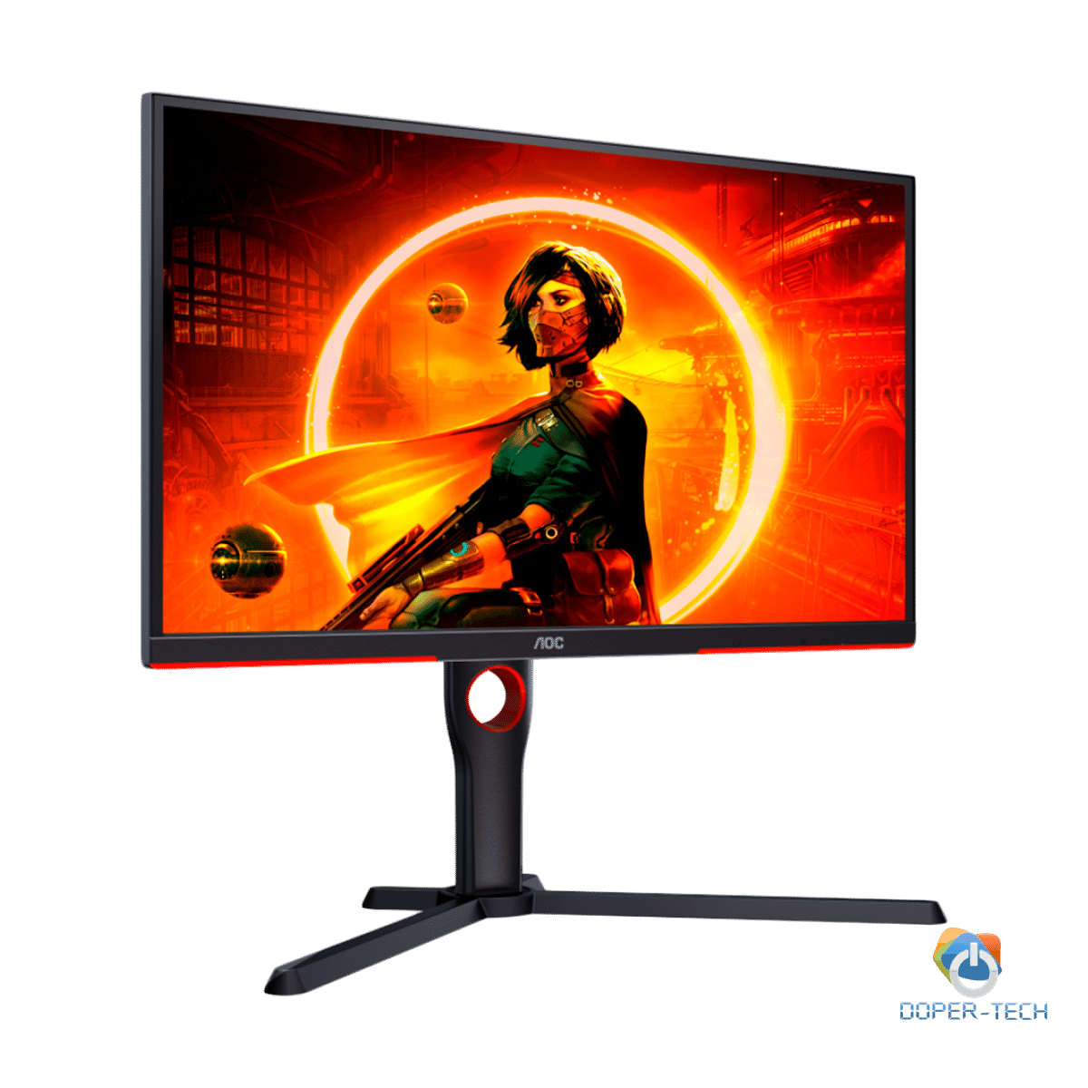AOC Gaming Monitor 25G3ZM/BK 24.5” 240Hz VA, 1920x1080, 0.5ms, 3000:1, 178/178, Adaptive Sync, HDMI, DP, 3-sided frameless, Full Ergo, G-Menu, Black-Red, 3y
