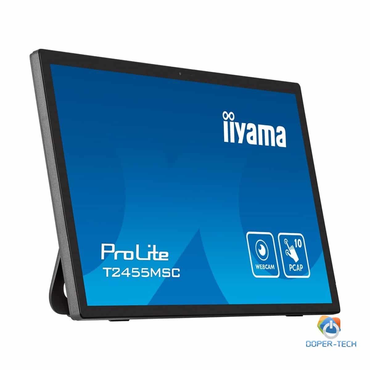 IIYAMA Monitor LED T2455MSC-B1 24” multi-touch IPS 1920x1080 16:9 400cd 1000:1 5ms projective capacitive touch HDMI DP USB