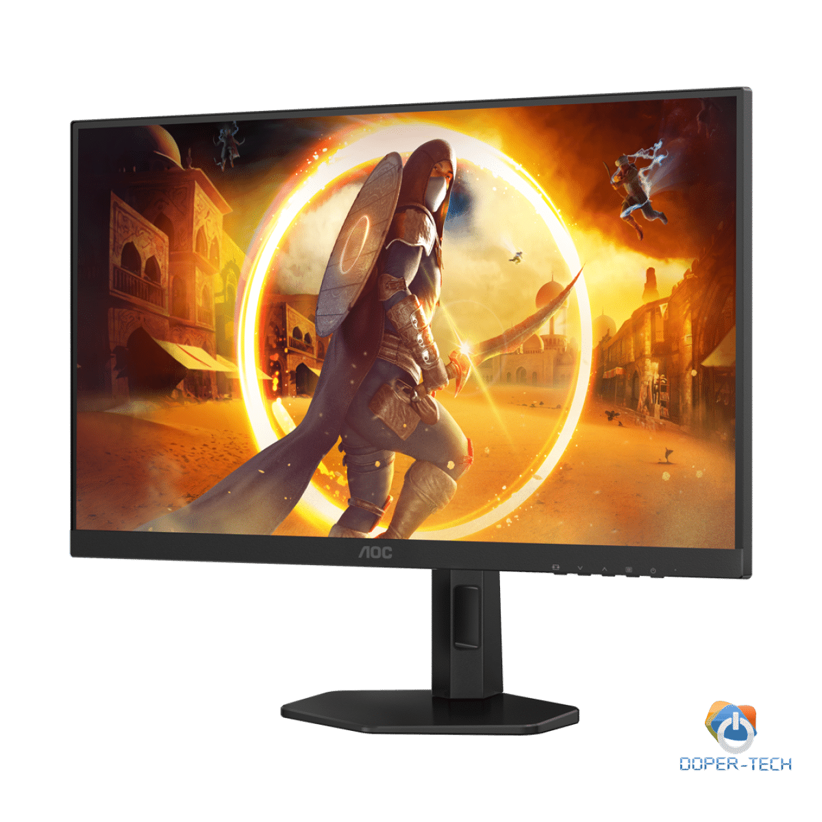 AOC Monitor Q27G4XF 27" Fast IPS 2560x1440 Antiglare 180Hz, HDR 10, 0.5ms, 1000:1, HDMI, DP, Full Ergo, Adaptive Sync 3y