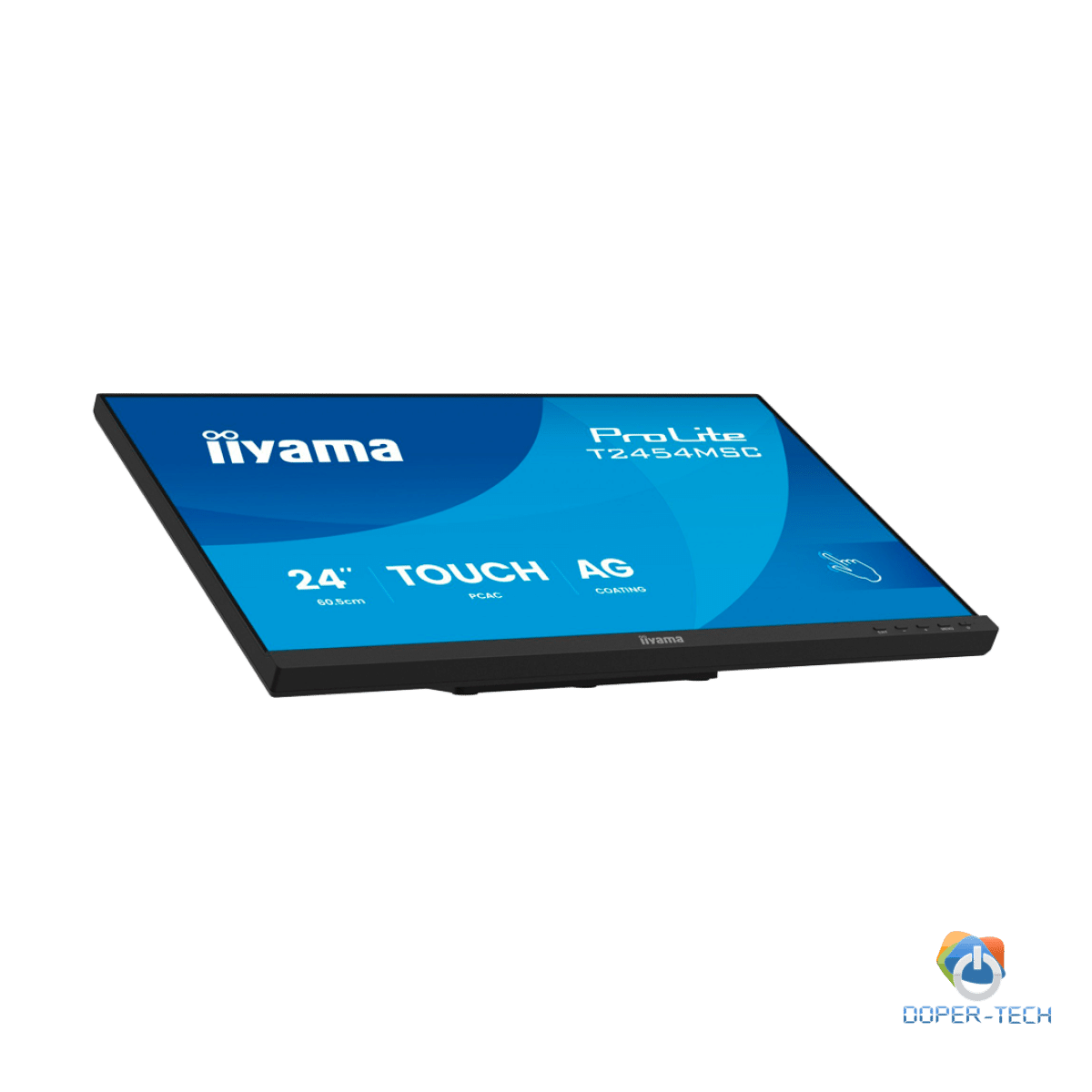 IIYAMA Monitor Touch T2454MSC-B3AG 24" InCell PCAP 10pt touchscreen monitor featuring IPS panel technology, Anti-Glare coating and a flexible stand