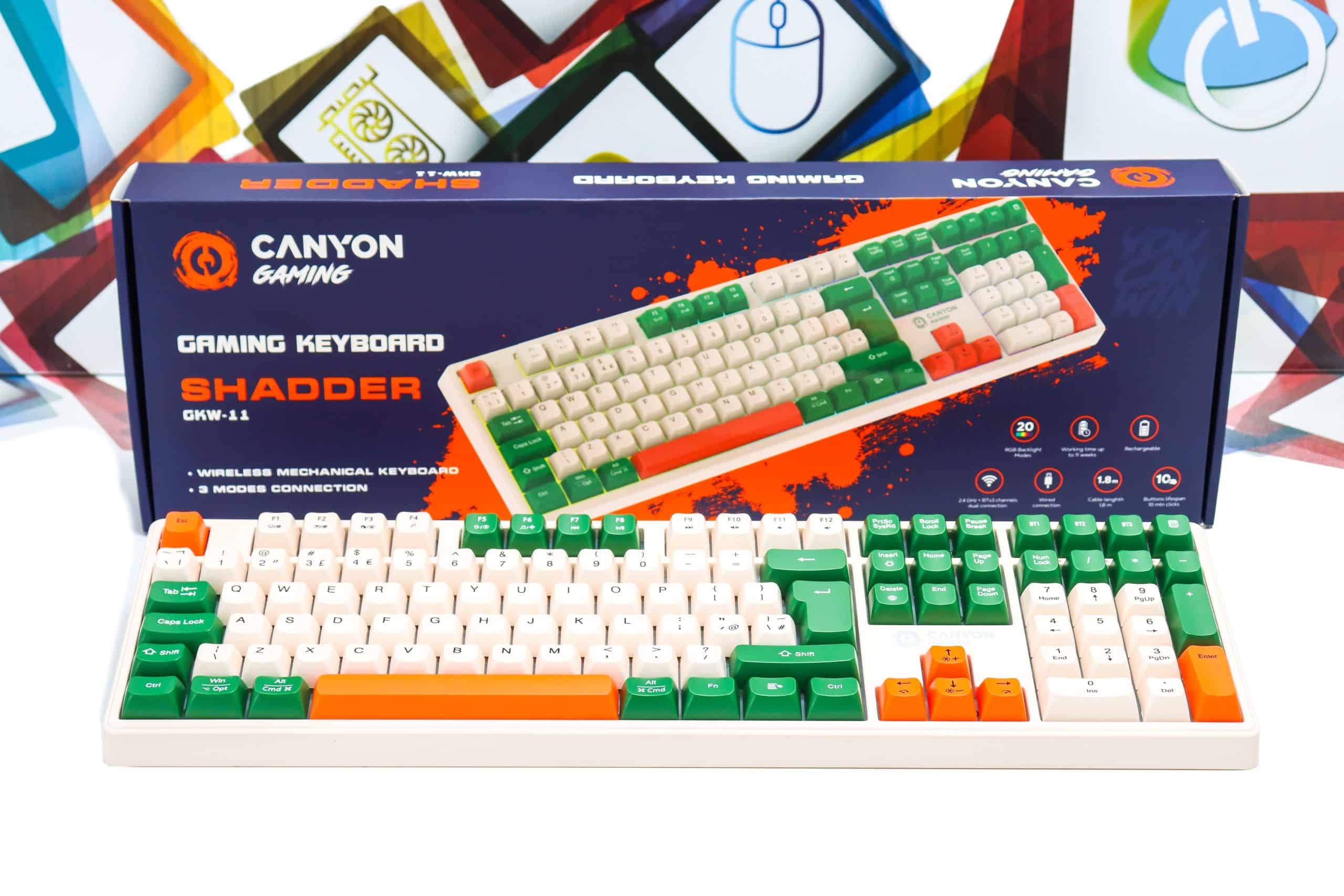 Gaming tipkovnica Canyon Shadder GKW-11 mehanička