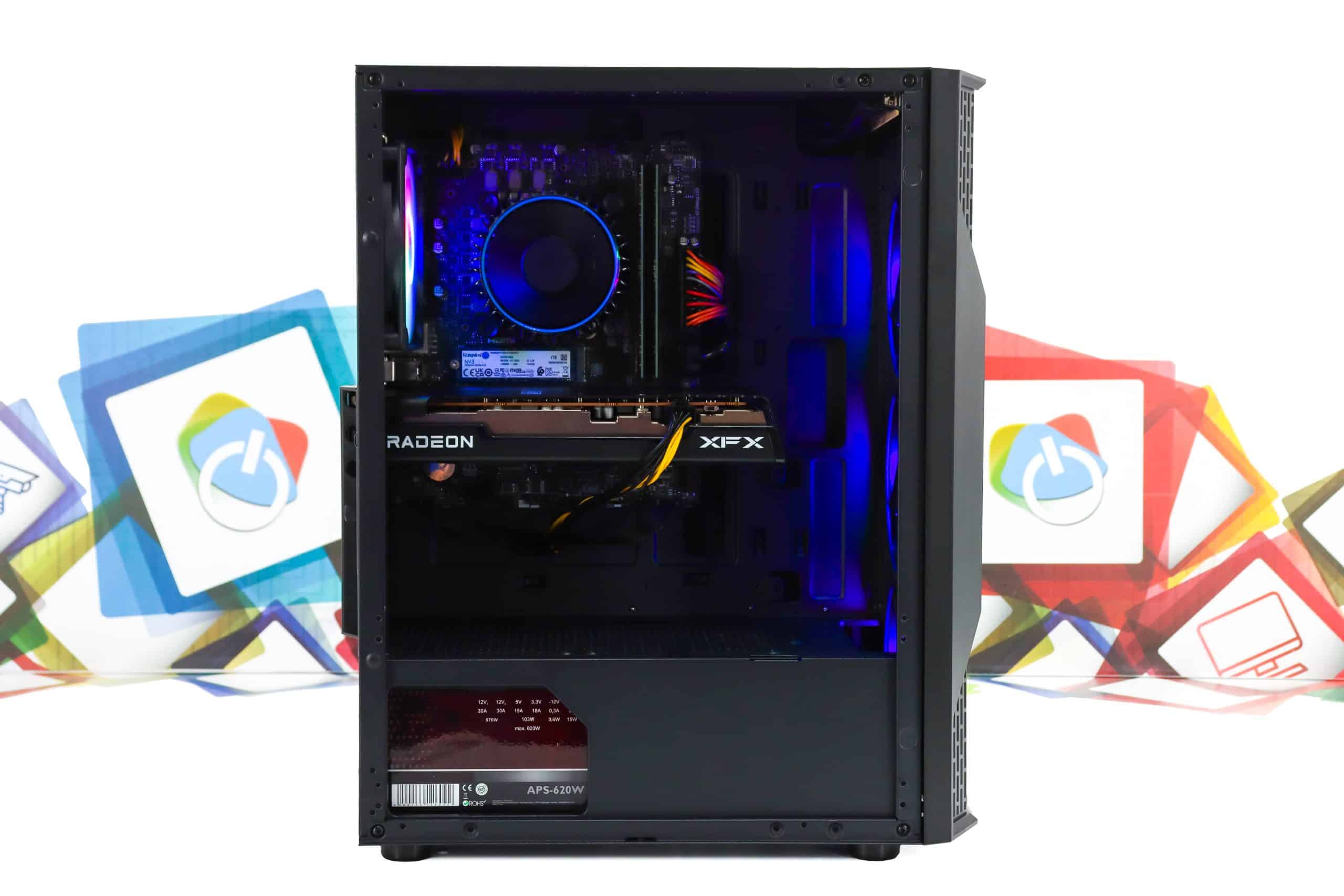 Gaming PC Cougar MX110-08 i5-12400F RX 7600 XFX 1TB SSD 16GB DDR5 - Slika 8