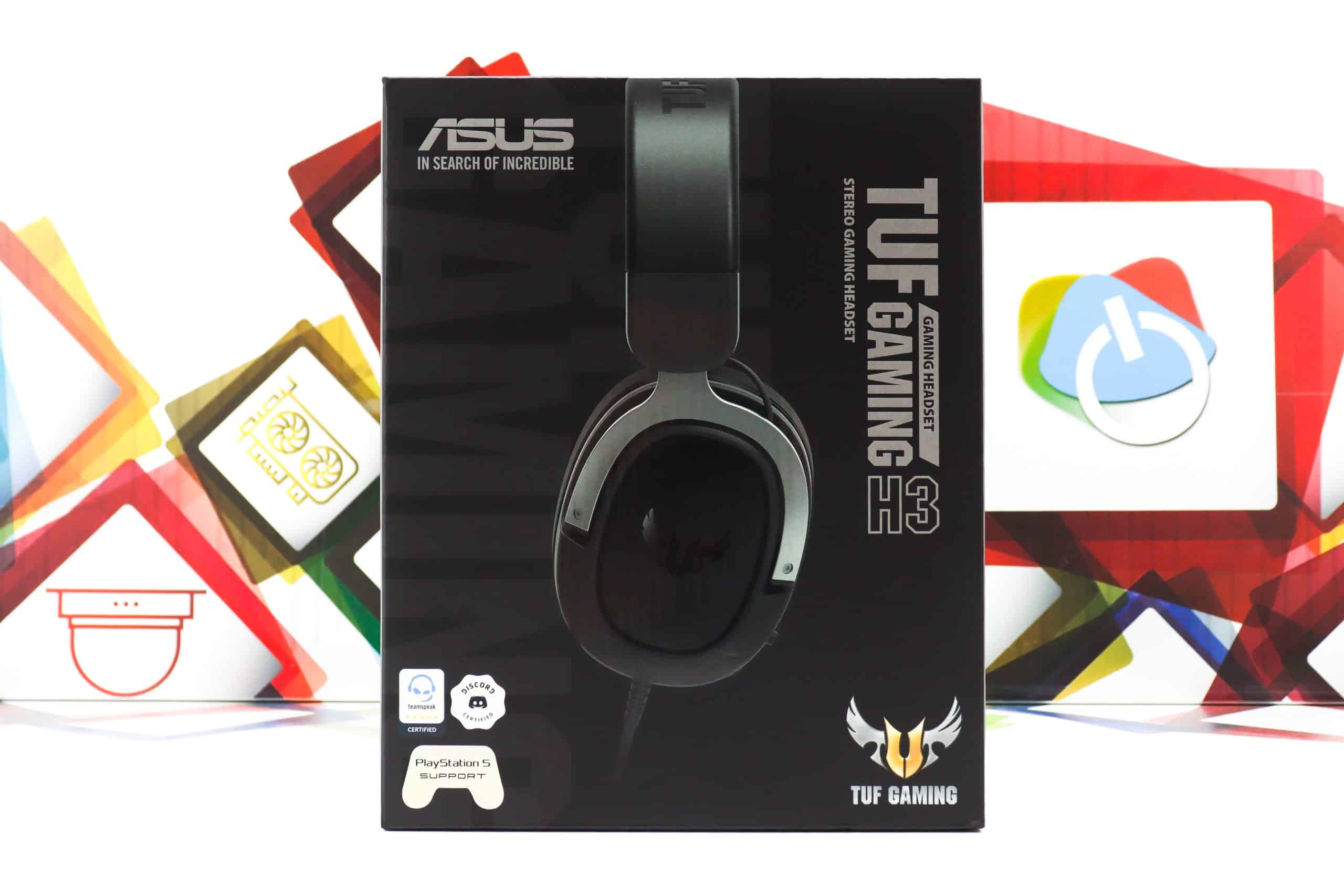 Gaming slušalice Asus TUF Gaming H3 Gun Metal crne