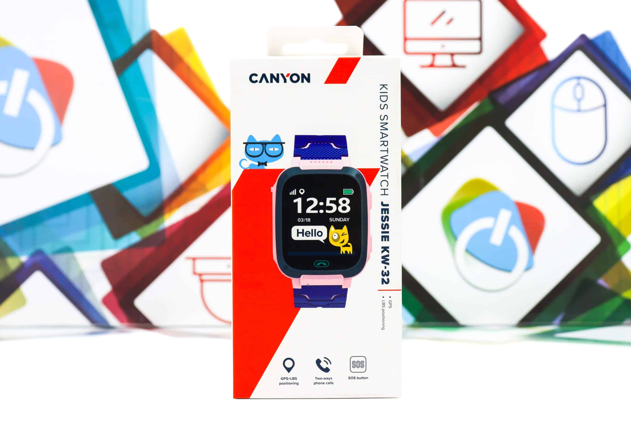 Smartwatch Canyon Jessie KW32 dječiji pametni sat rozi
