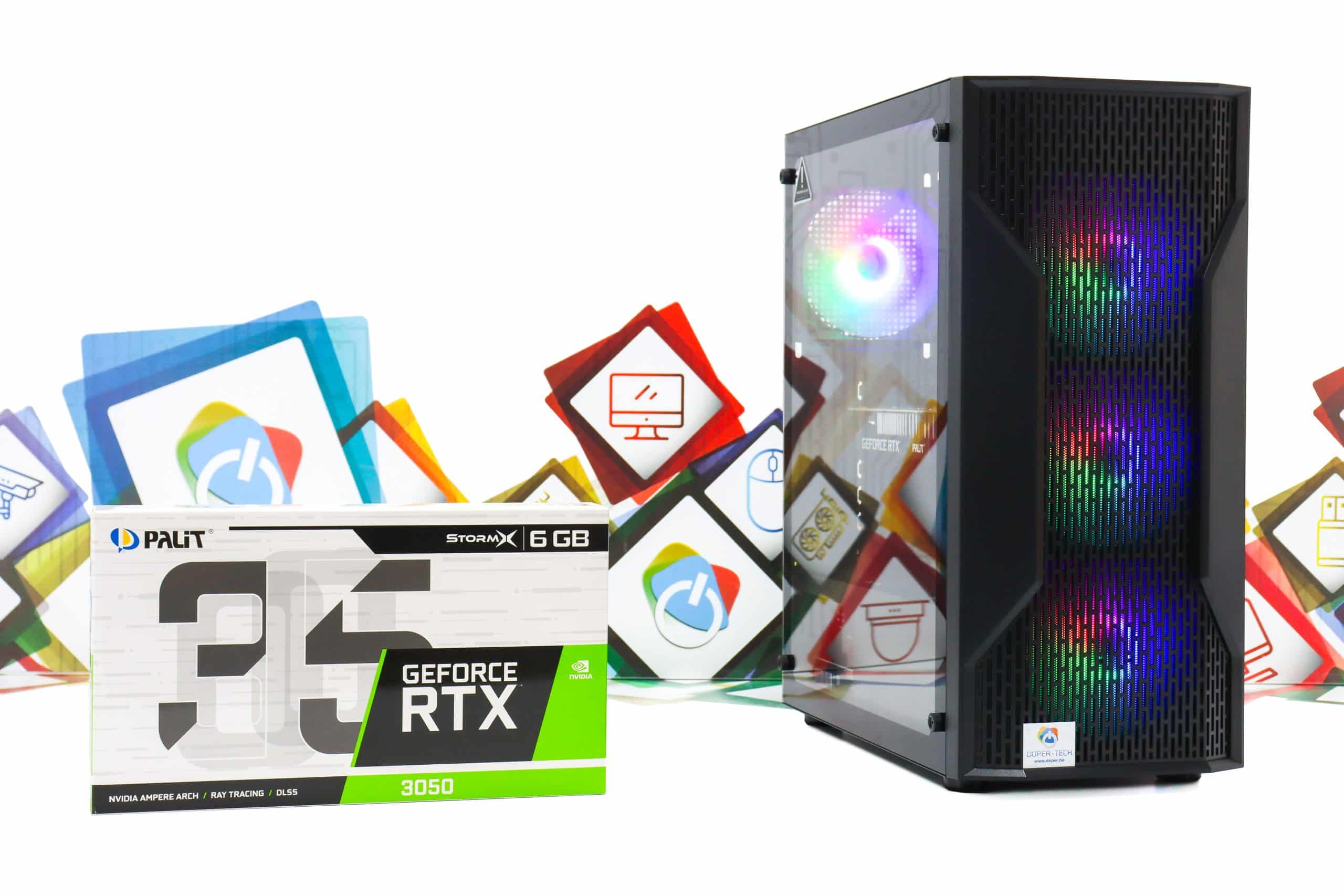 Gaming PC Cougar MX110-10 R5 5500 RTX 3050 480GB SSD 16GB DDR4 - Slika 2