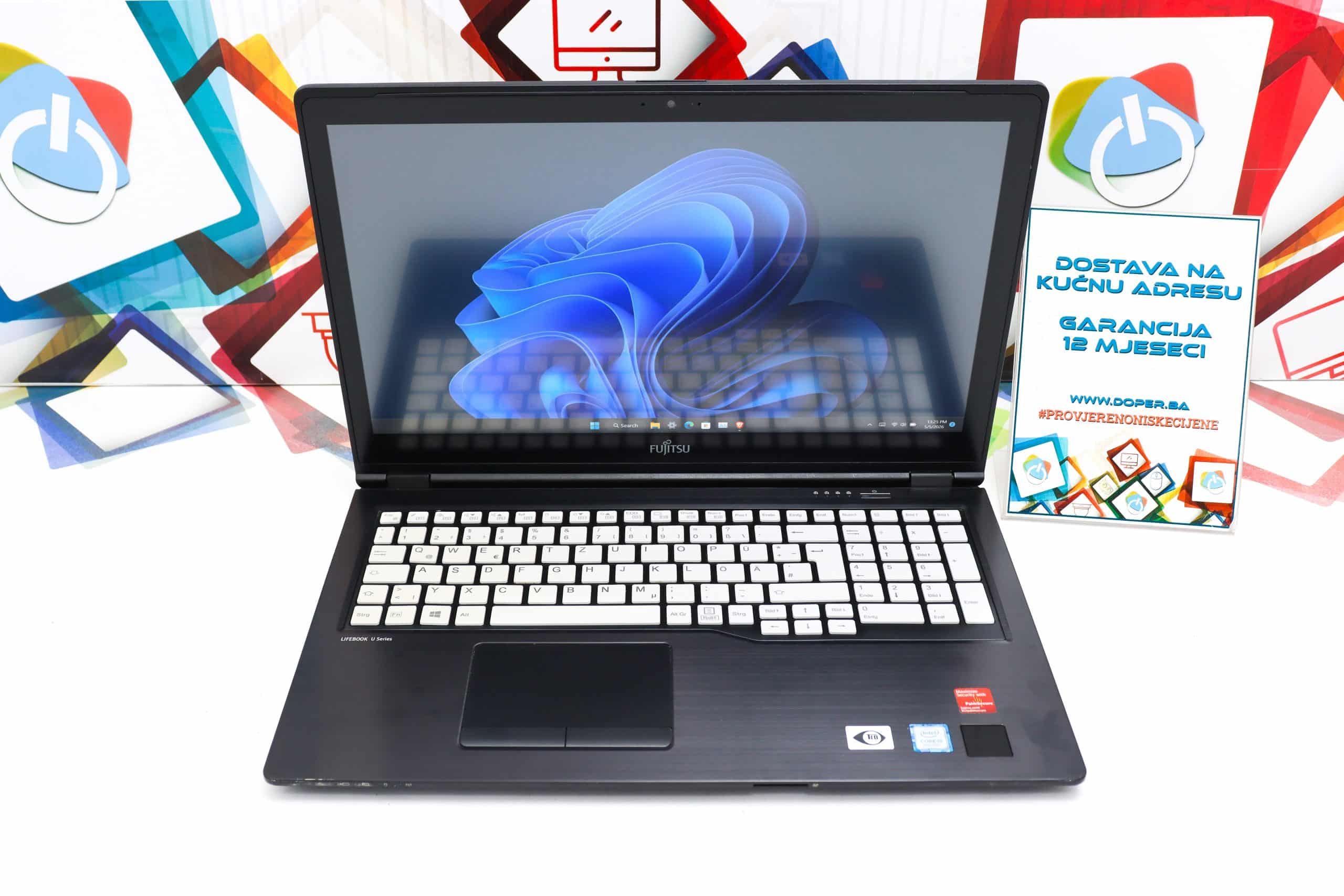 Laptop Fujitsu LifeBook U758 i5-8365u 256GB SSD 8GB DDR4 15,6" Touchscreen - Slika 4