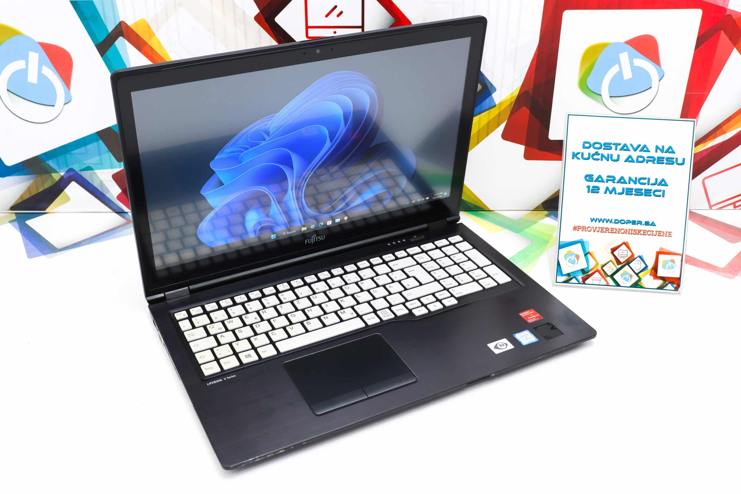 Laptop Fujitsu LifeBook U758 i5-8365u 256GB SSD 8GB DDR4 15,6" Touchscreen - Slika 9